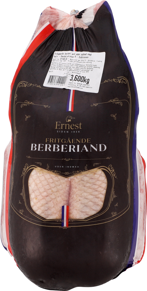 Berberiand fritg. 3600 g 3600 g