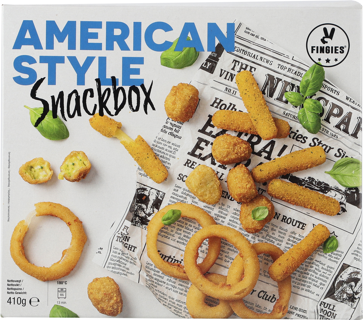 ❄️Snackboks American style, Fingies 410 g