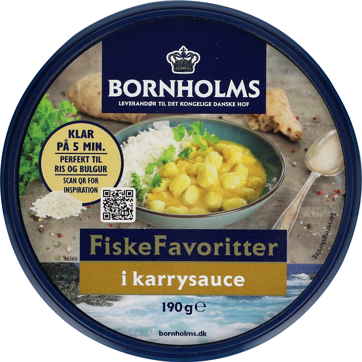 Bornholms Fiskefav med Karrysauce