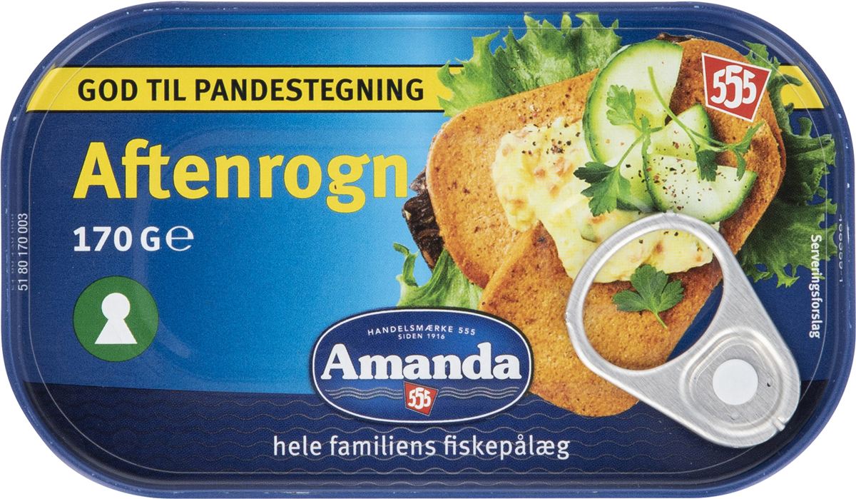 Amanda aftenrogn 170 g