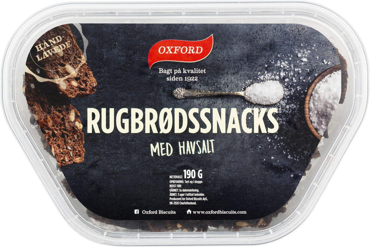Rugbrødssnacks