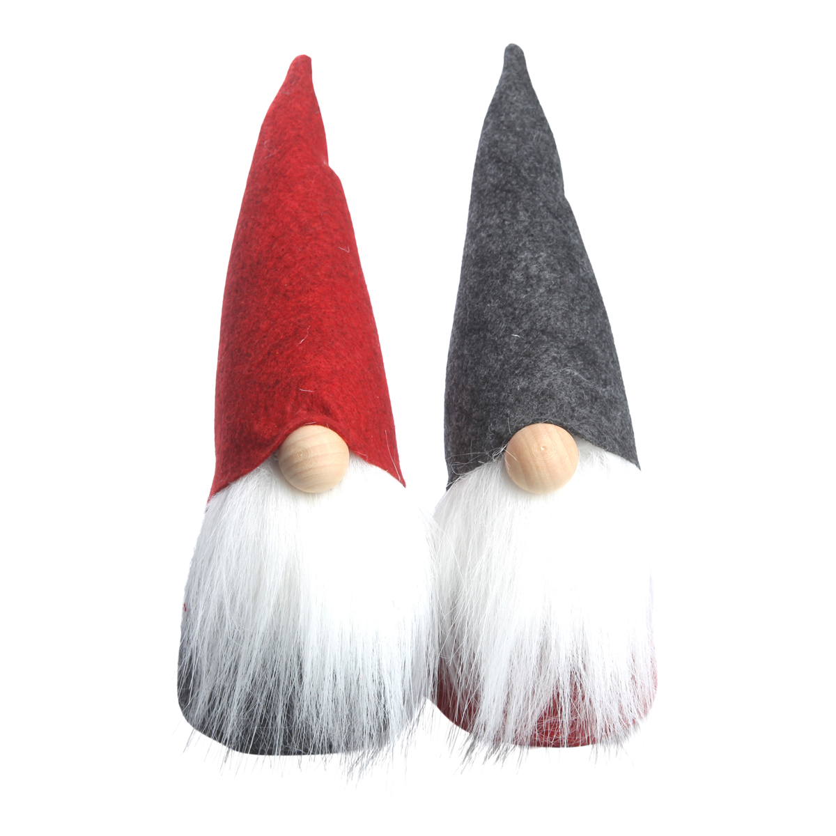 Nisse filt rød-grø H40 cm 1 stk.