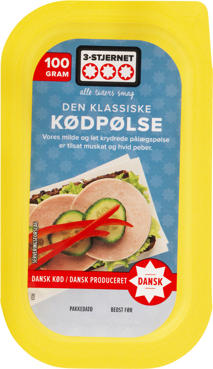 3-Stjernet 3-Stj kødpølse 100 g