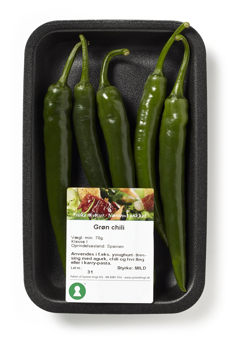 Chili grønne 70 g