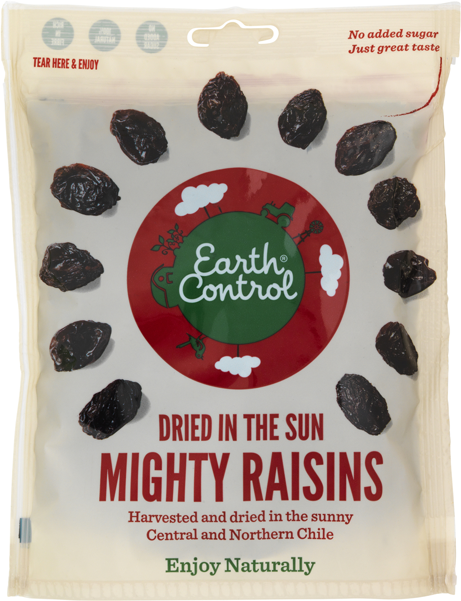 Earth C.Migthy Raisins Tørrede