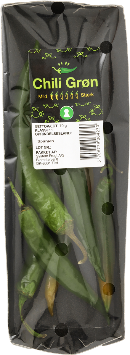 Earth Control Chili grønne 70 g