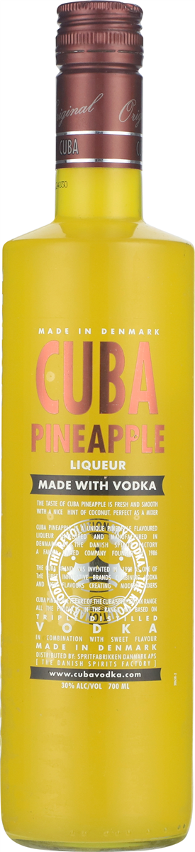 Cuba Pineapple Vodka 70 cl