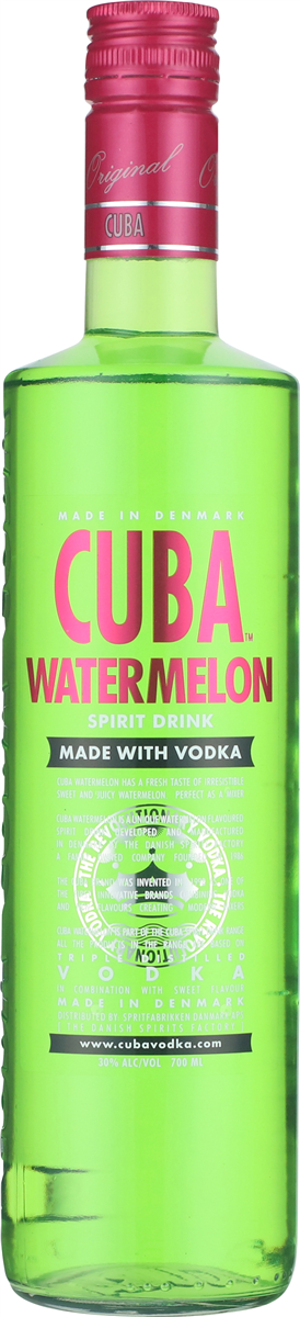 Cuba Watermelon Vodka 70 cl