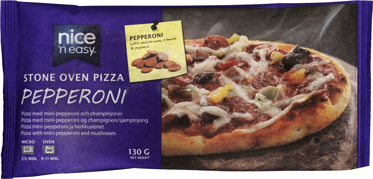 Snackpizza pepperoni 130 g