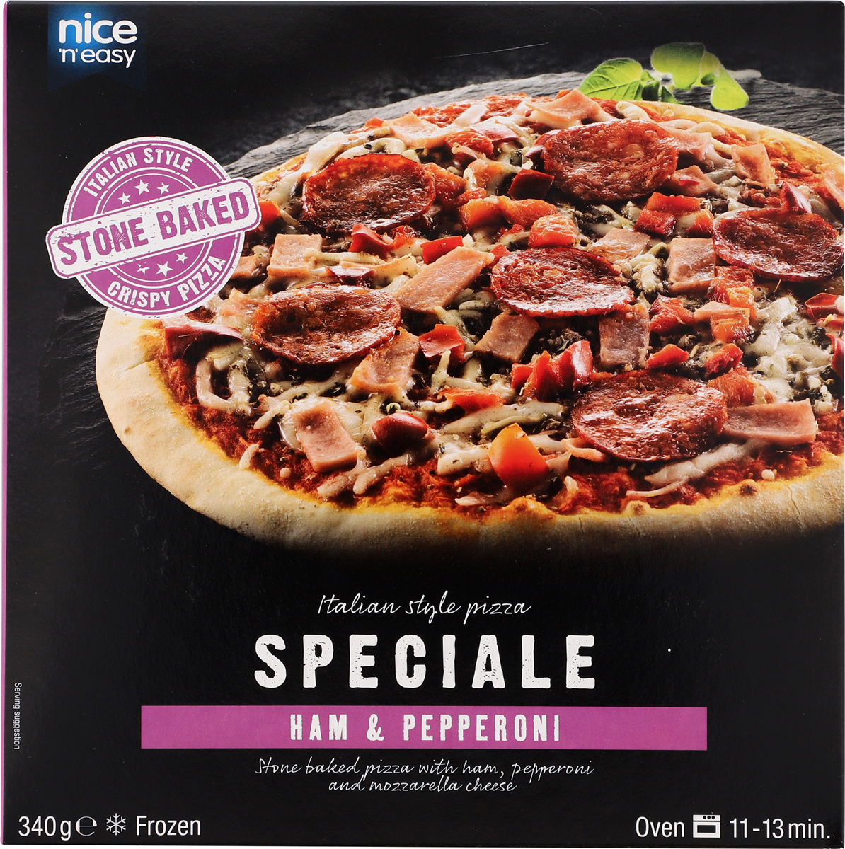 Speciale ham & pepperoni 400 g