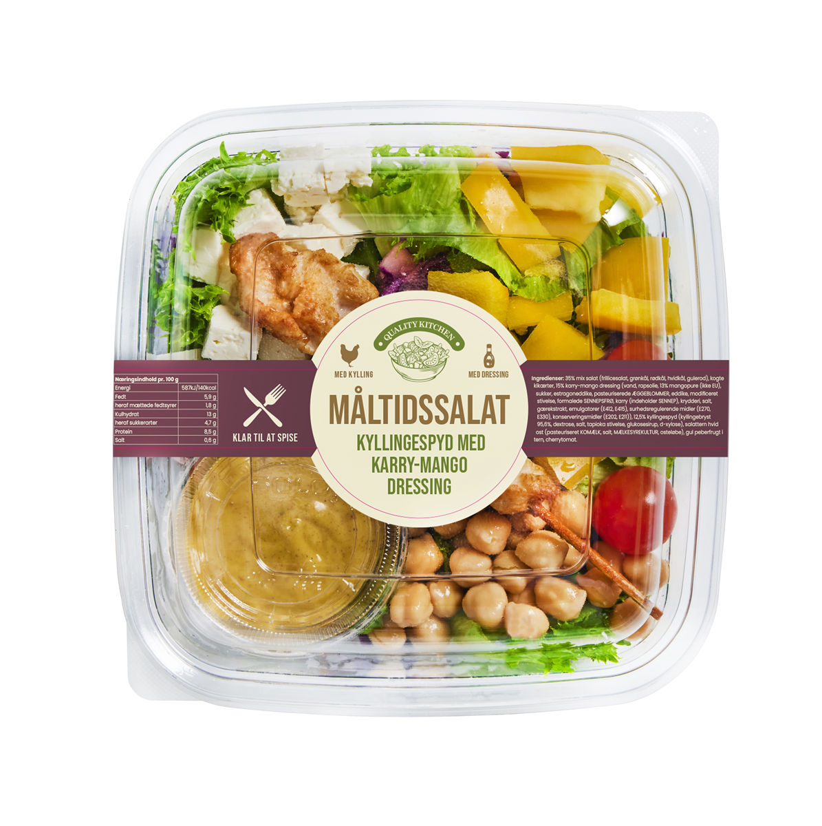 Måltidssalat m kylling 400 g