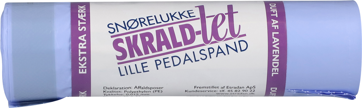 Skrald-Let Affaldsposer m. snørreluk 5 L 20 stk