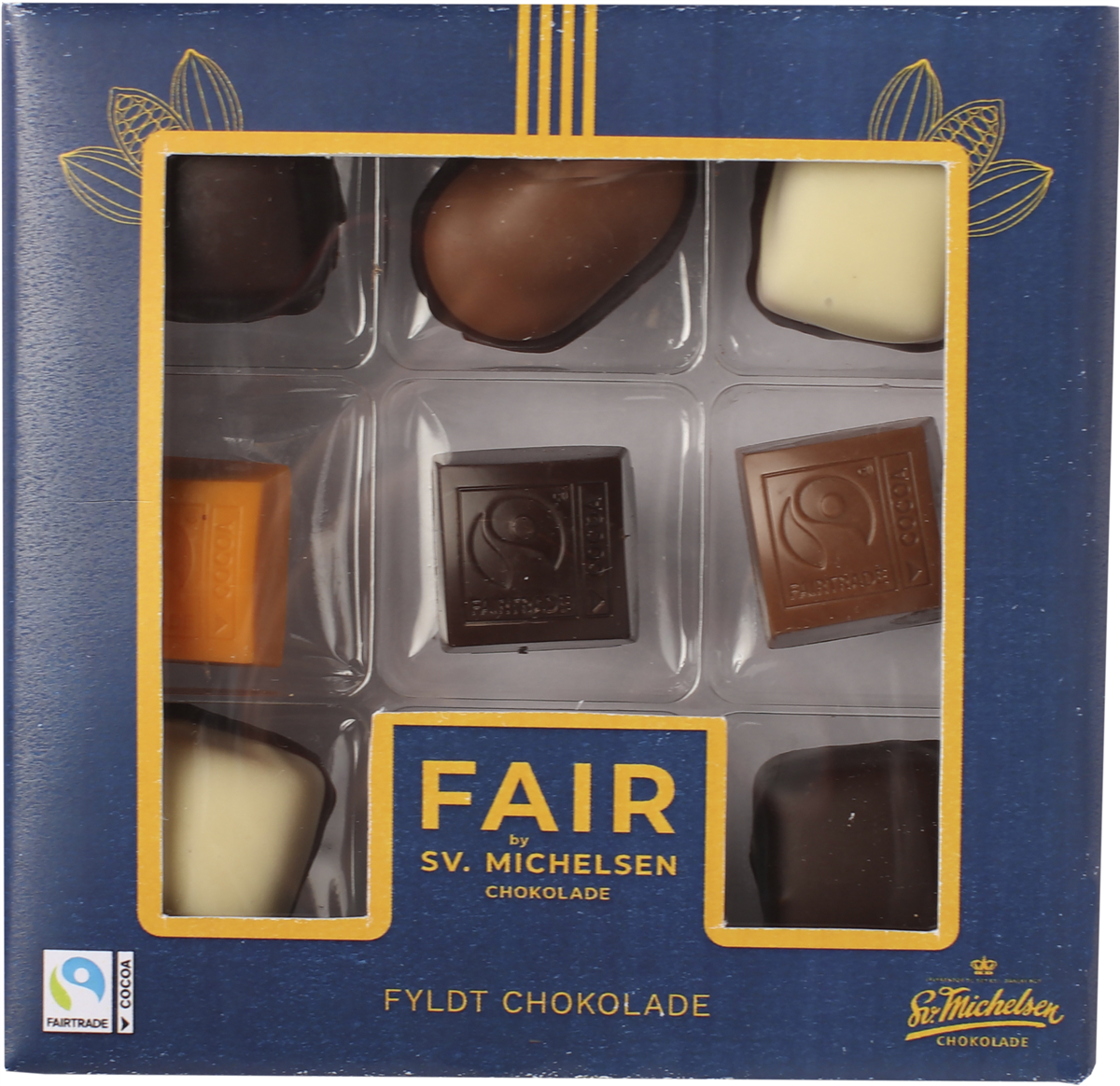 Fair fyldt chokolade 9 stk 9 stk.