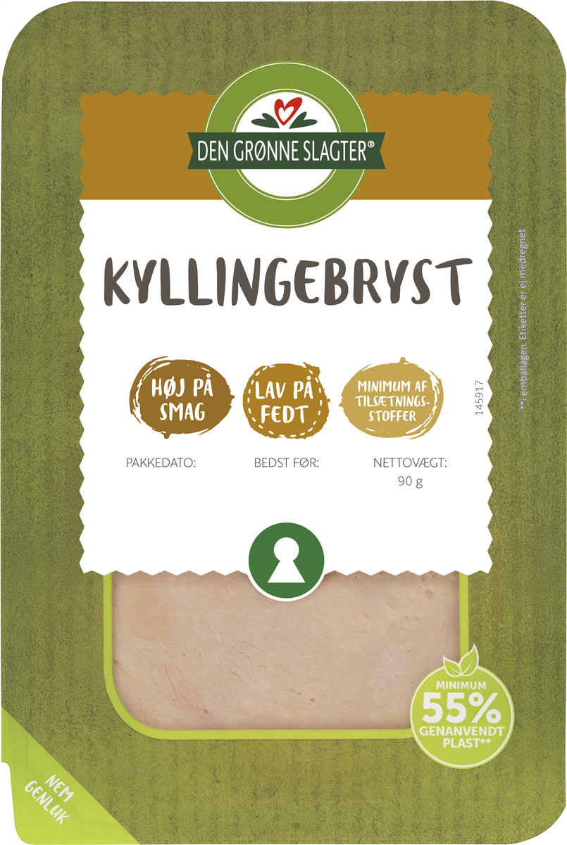 Den Grønne Slagter, Grillet kyllingebryst i skiver