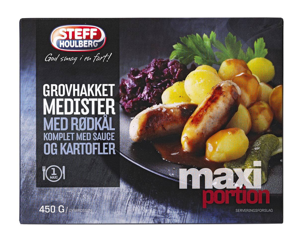 Stegt medister m/rødkål