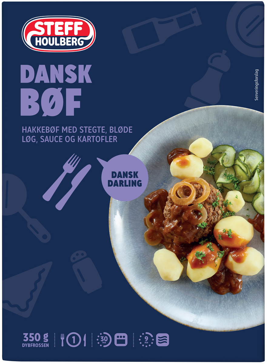 Steff-H Dansk Bøf med Løg 350 g