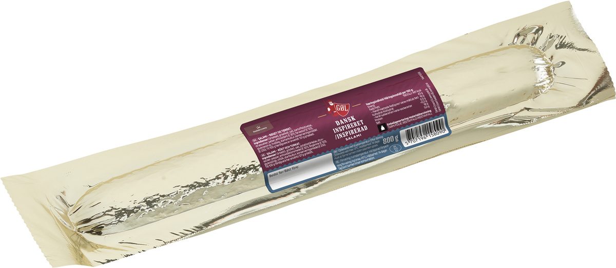 Gøl dansk salami KK 800 g