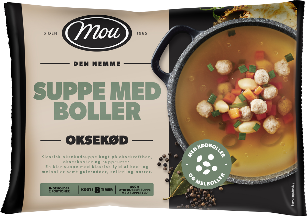 Mou Oksekødsuppe Komplet