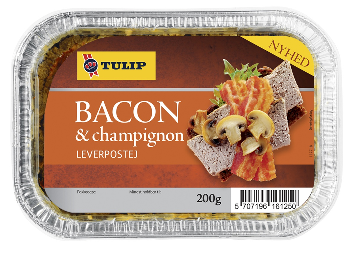 Baconpostej m/champignon 200 g