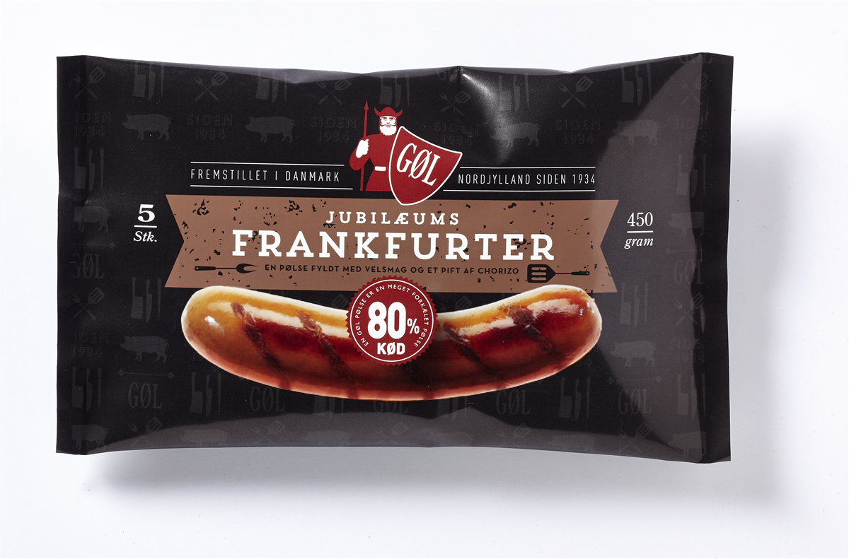Gøl jubilæums frankfurter 450 g