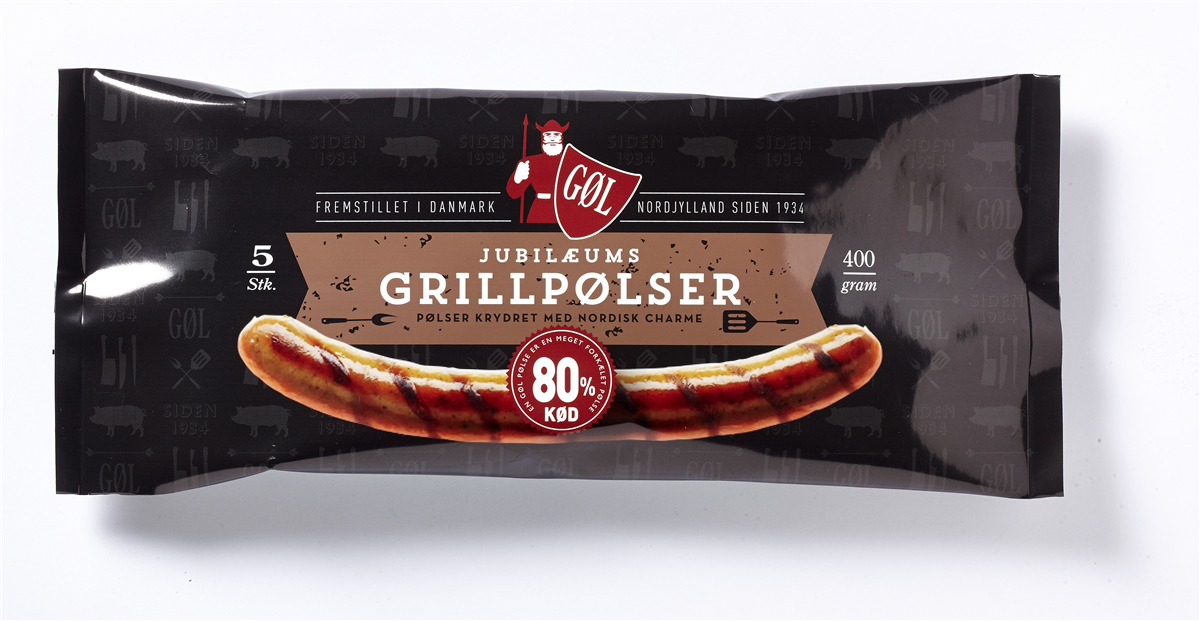 Gøl jubilæums grillpølse 400 g