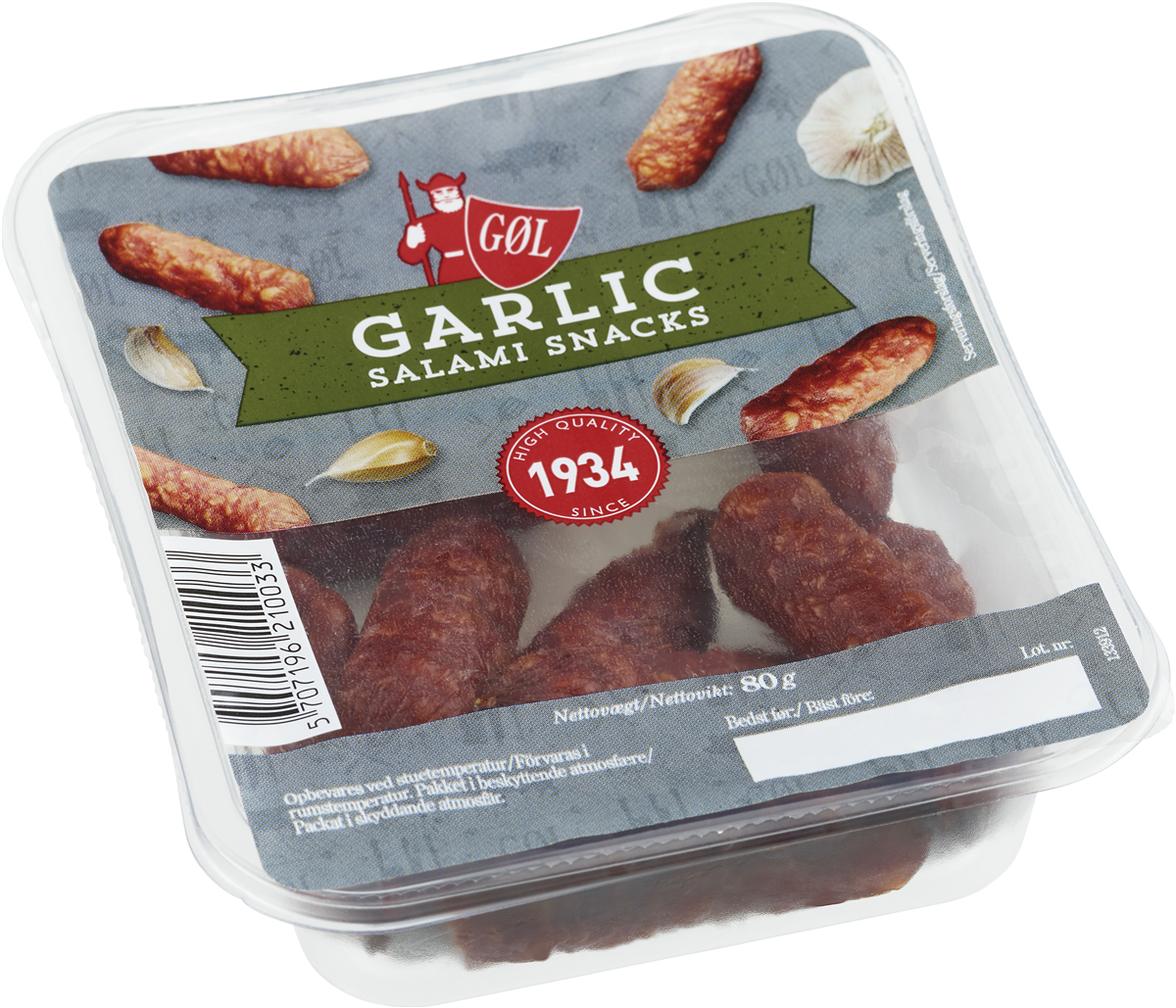 Gøl Salami Snack Garlic
