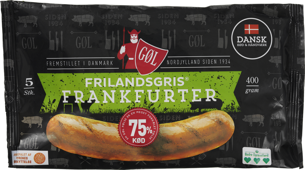Gøl frilandsfrankfurter 400 g