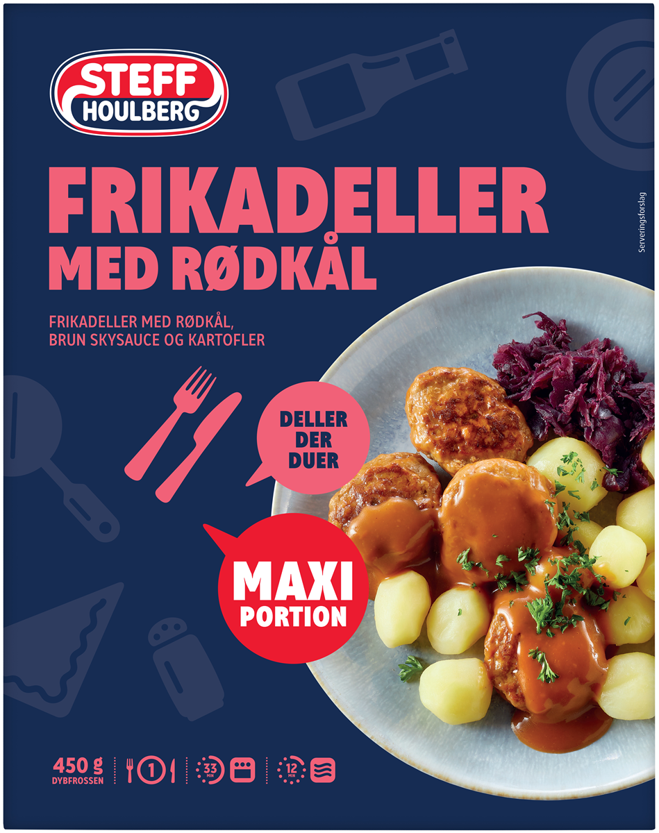 Steff Houlberg Frikadeller med rødkål og kartofler 450 g