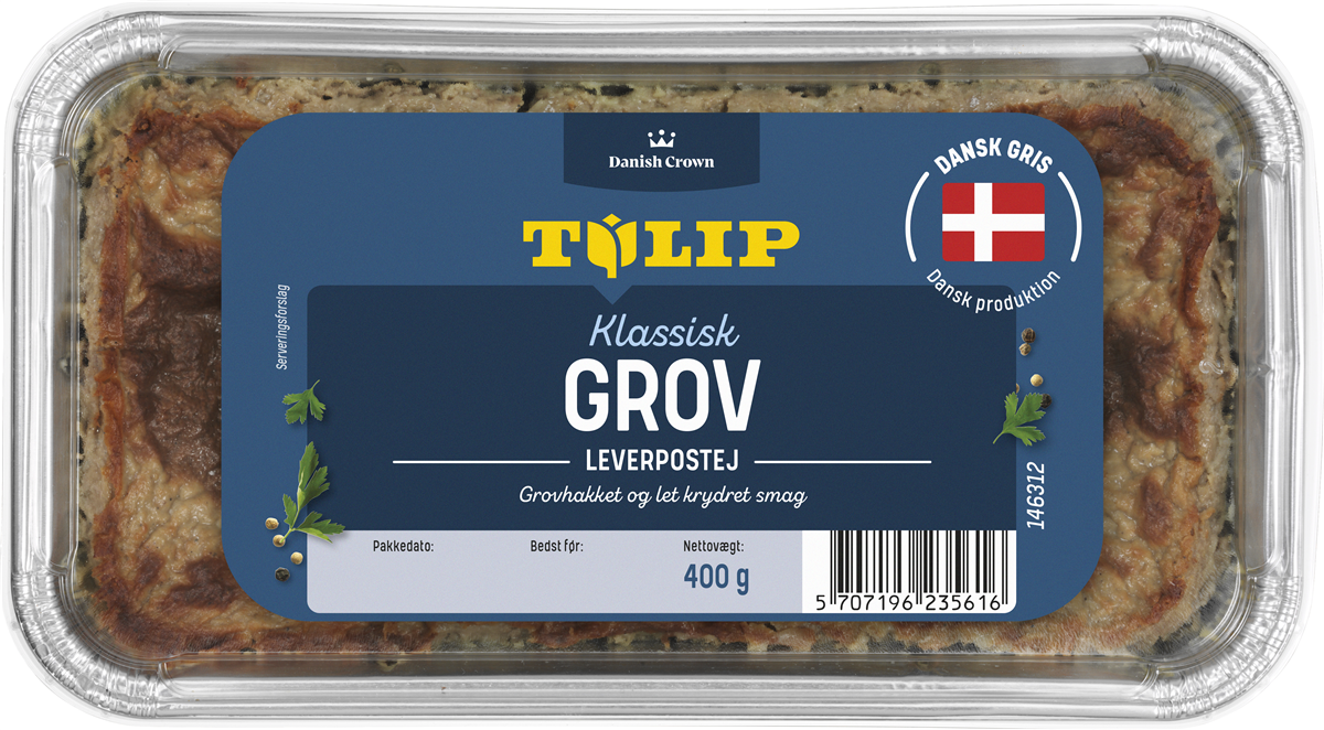 Tulip Leverpostej Grov 400 g