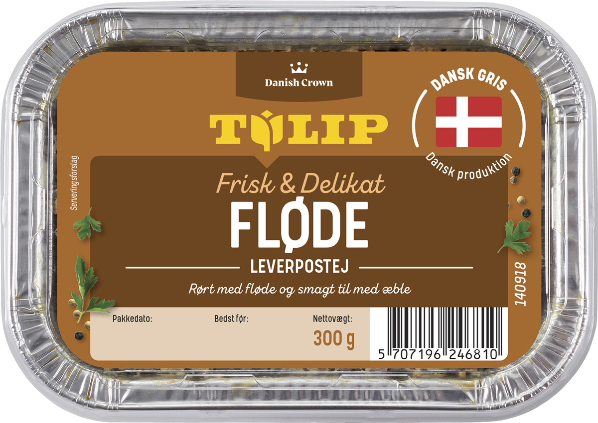 Pålækker leverpostej fløde 400 g
