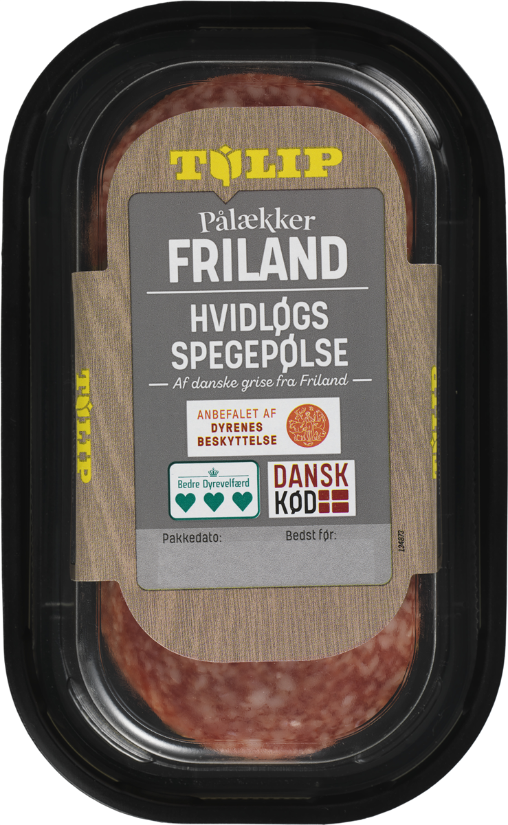 Pålækker friland hv.salami 100 g