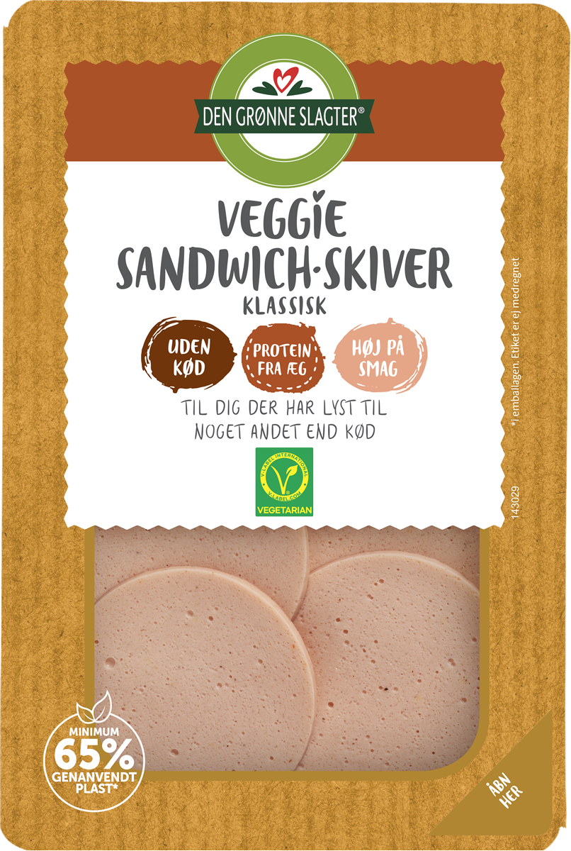 Den Grønne Slagter Vegetarisk Pålæg Sandwich 80 g