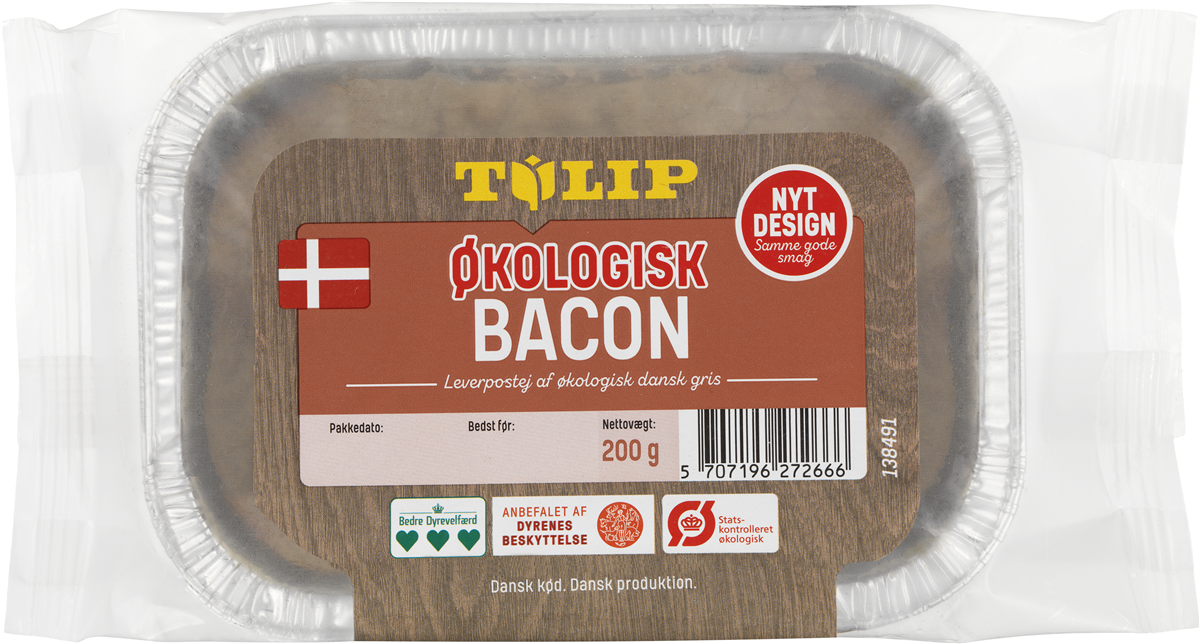 Tulip postej bacon øko 200 g