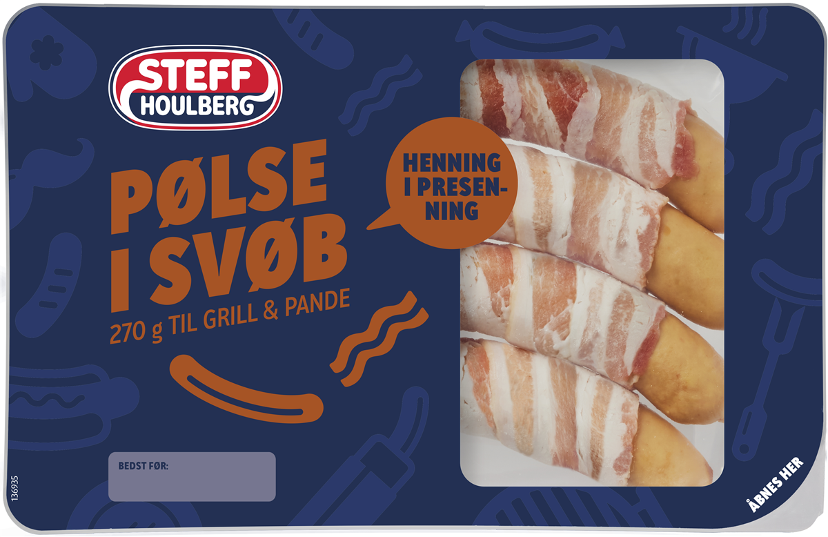 Steff Houlberg Steff-H grillpølser i svøb 270 g