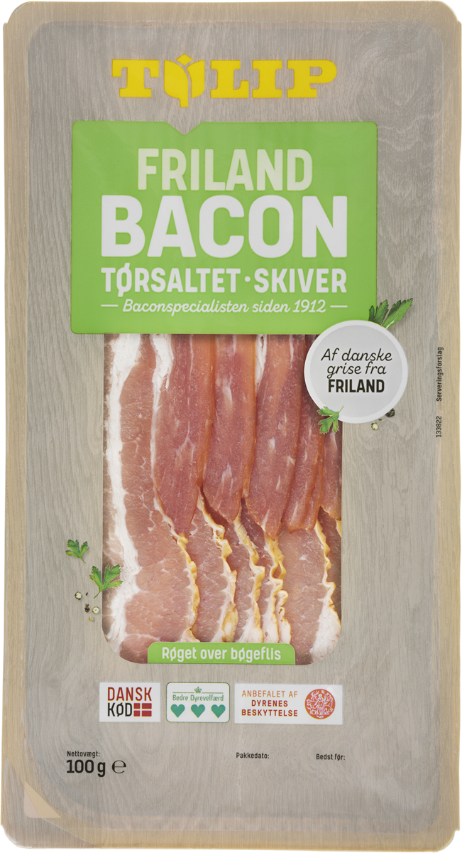 Tulip Friland Bacon Tørsalt