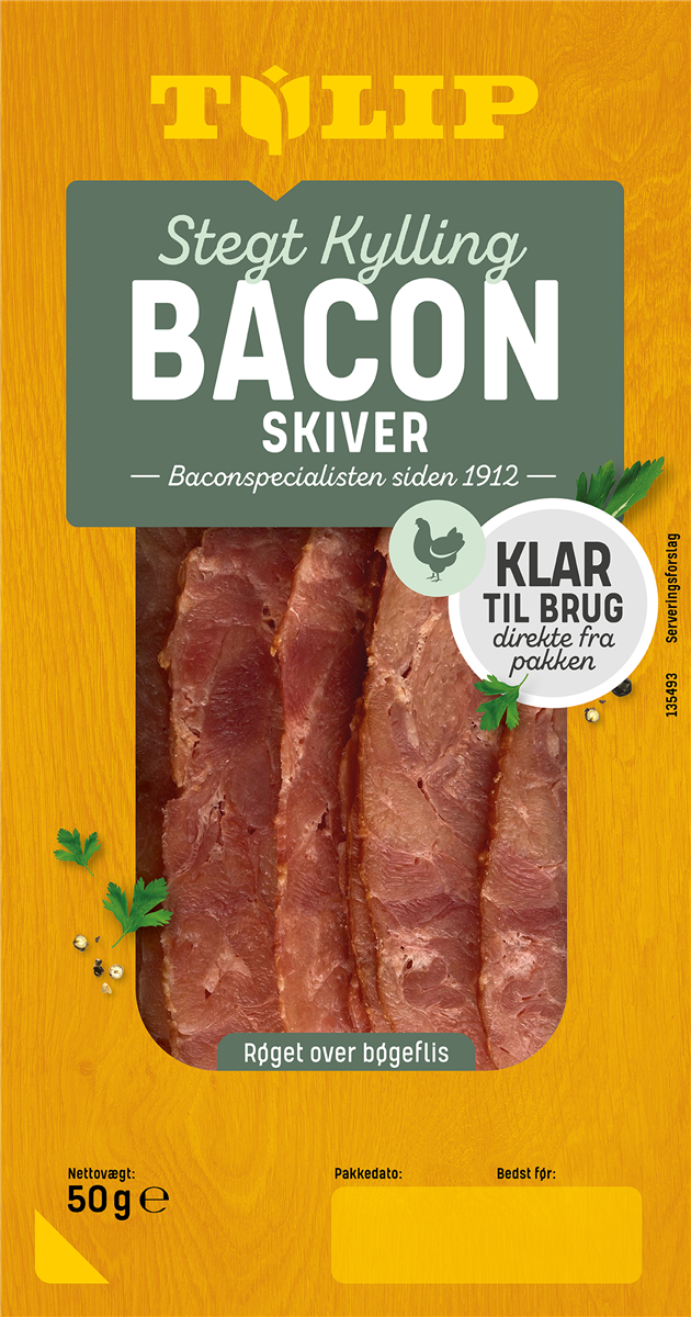 Tulip stegt kylling baco 50 g