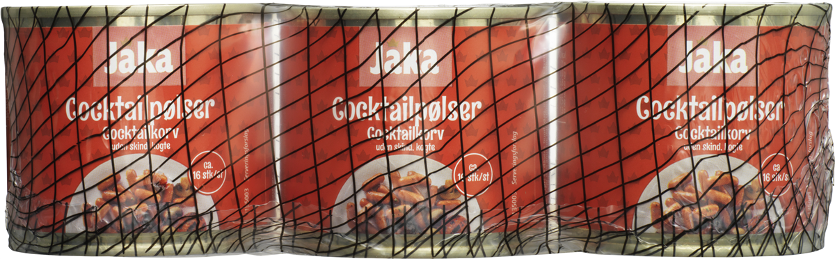 Jaka, Cocktailpølser