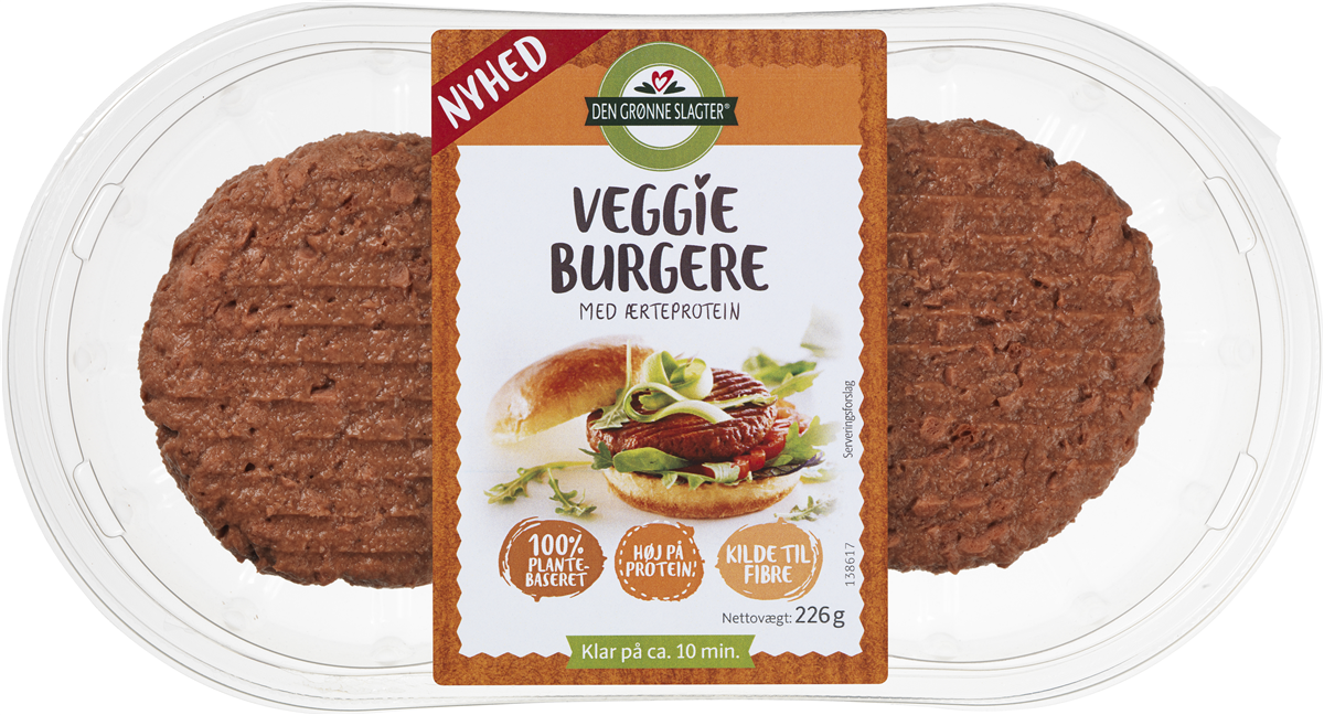 Veggie hakkebøffer 226 g