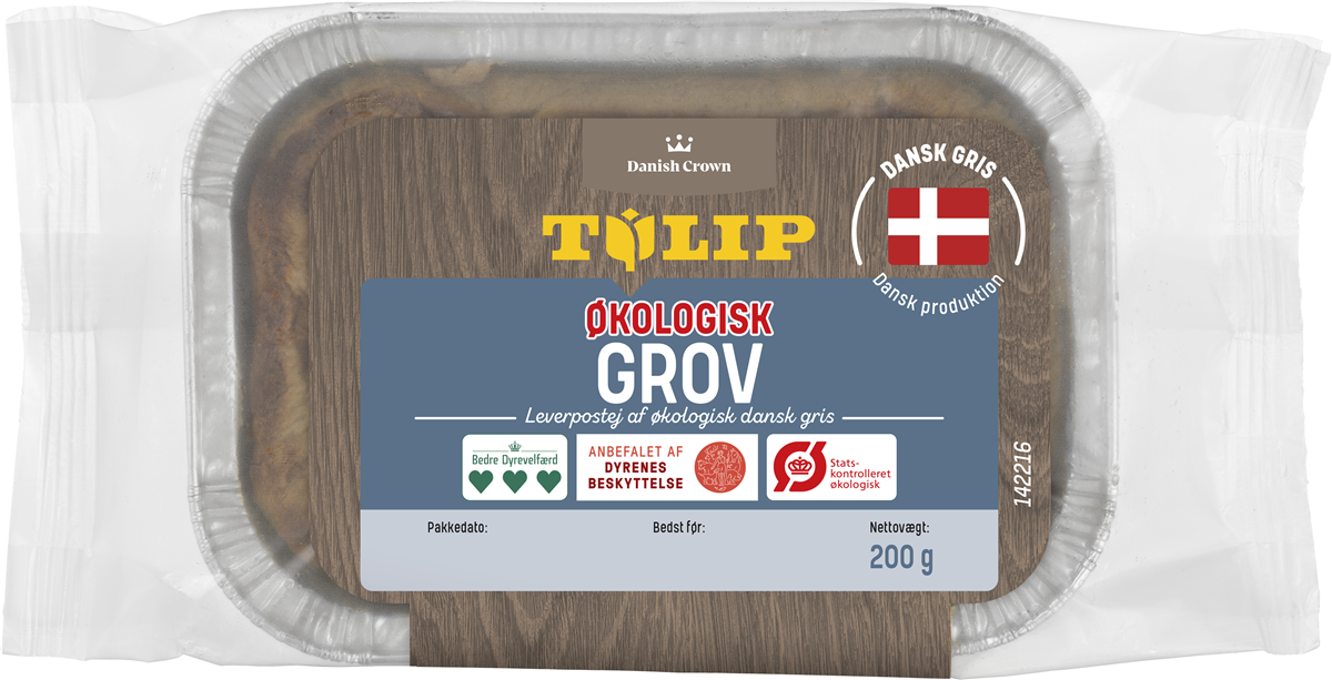 Tulip grovpostej øko 200 g