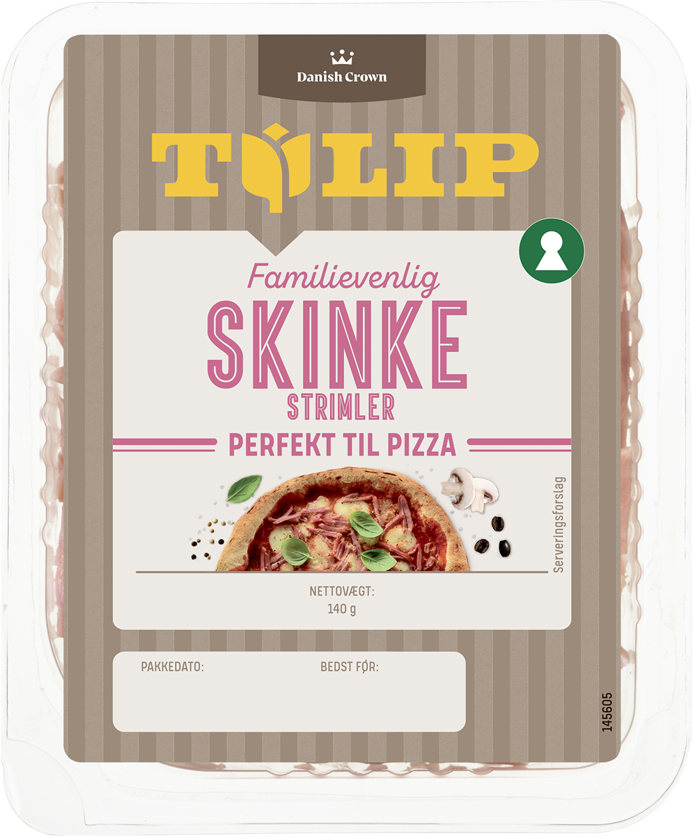 Tulip Skinkestrimler 140 g