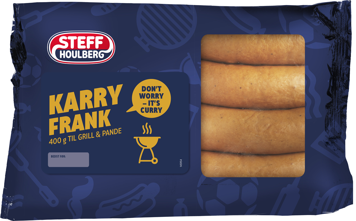 Frankfurter m. karry, Steff Houlberg 400 g
