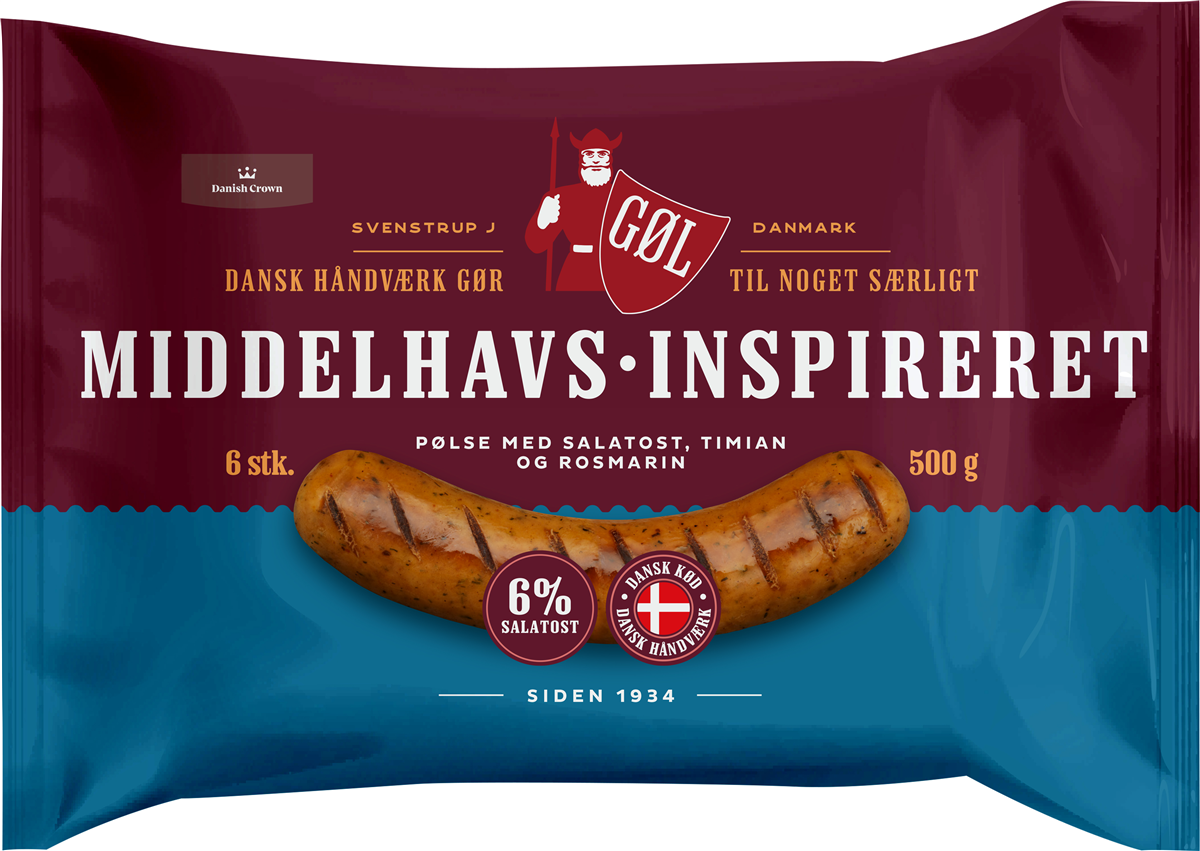 Gøl middelhavsinsp. pølse 500 g