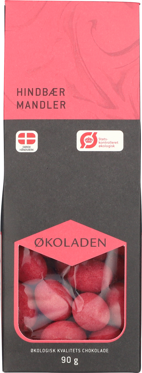 Hindbær mandler øko 90 g