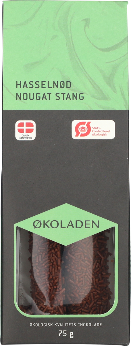 Nød/nougatstang 2 stk øko 2 stk.