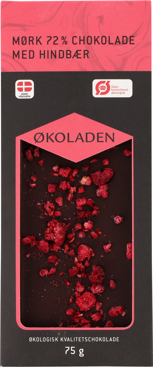 Chok O Blok m/hindbær øko 75 g