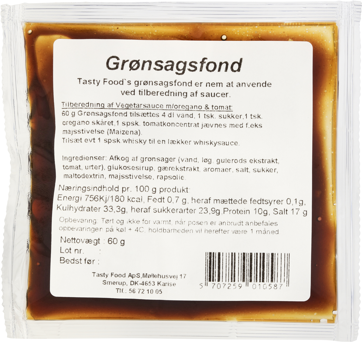 Grønsags glace