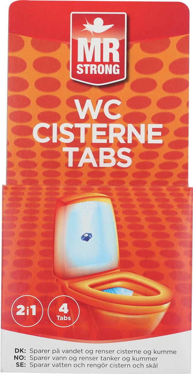 Mr Strong WC Cisterne Tabs 4 stk