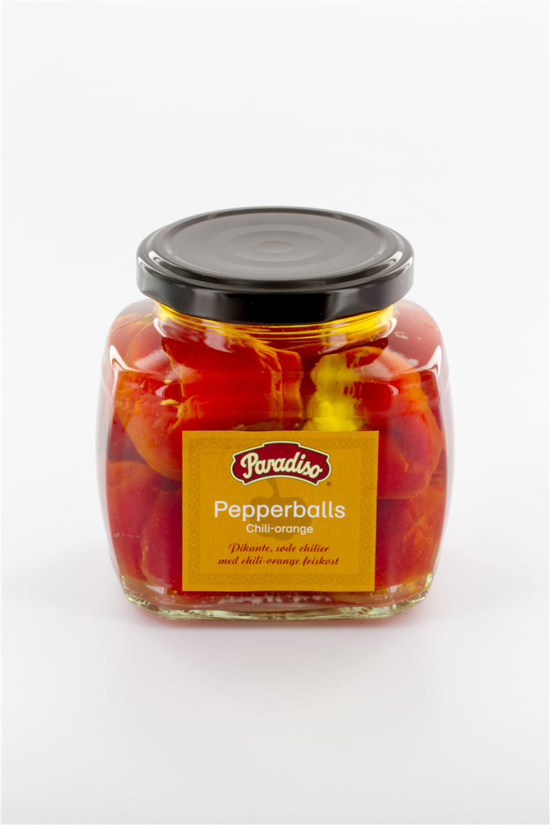 Pepperballs m/chili-orange 250 g