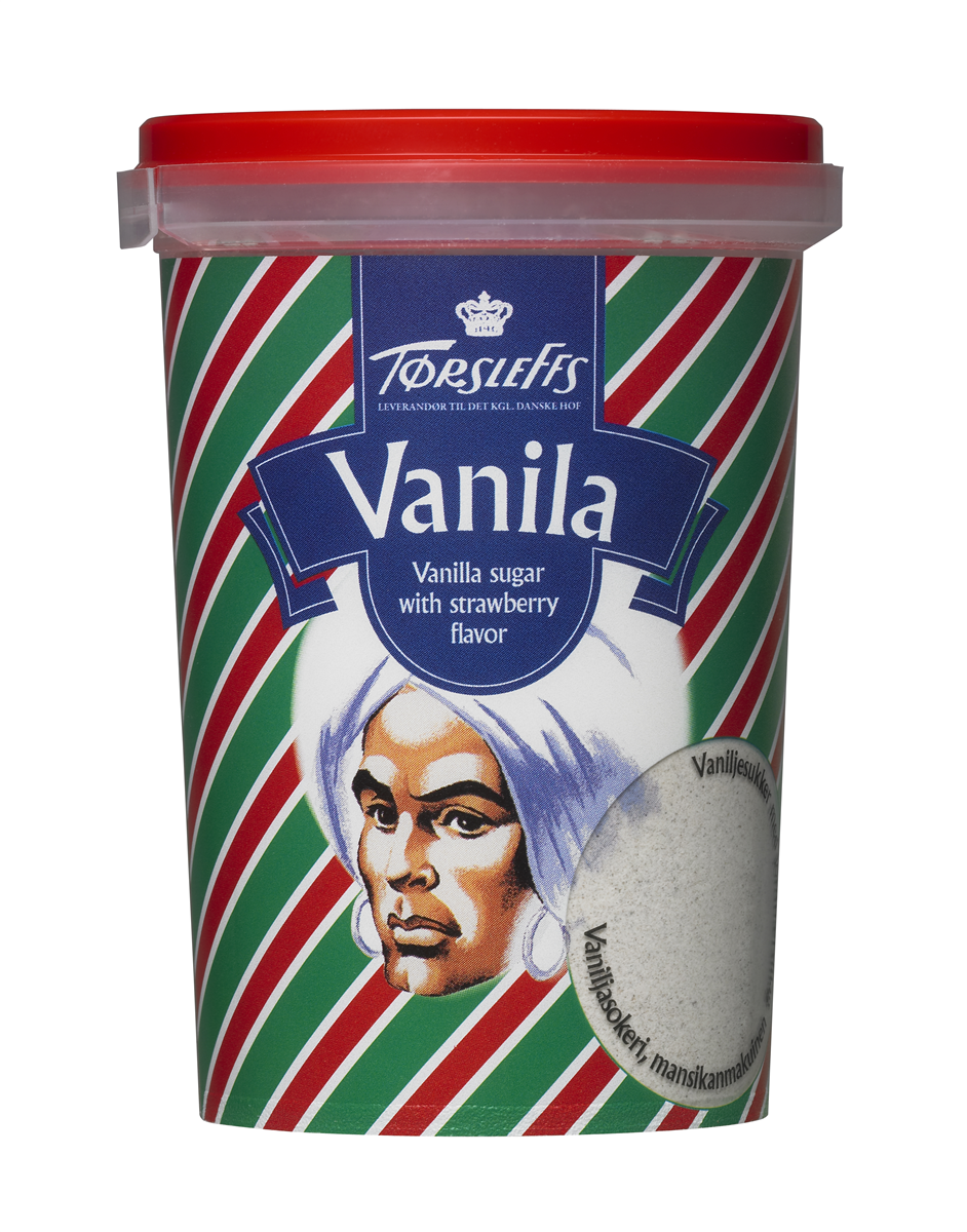 Tørsleff vanilla m/jordbær 100 g