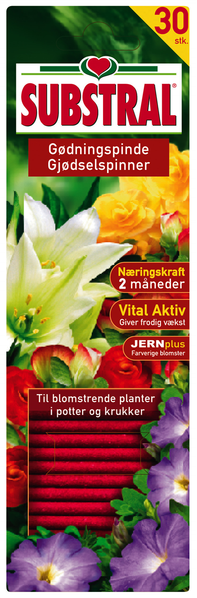 Substral Røde Gødningspinde